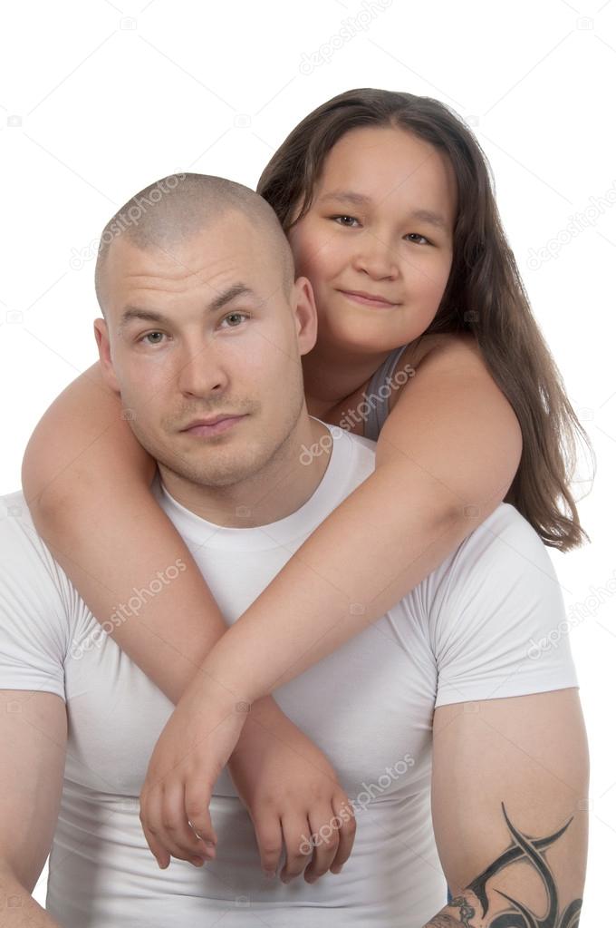 Father and daughter