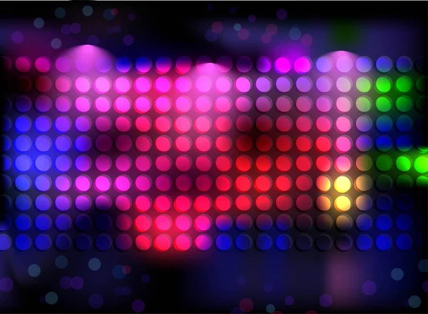 Disco Luces Marco Vector — Vector de stock