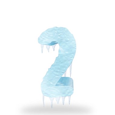 3 boyutlu buz çeşmesi. Numara 2.