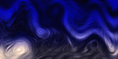 Lüks konseptte sıvı sıvı dokuya sahip koyu mavi ve altın renkli soyut resim arkaplanı