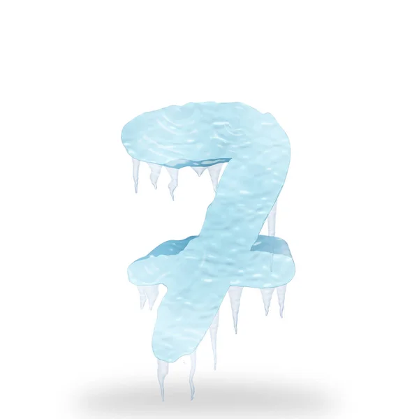 3 boyutlu buz çeşmesi. 7 Numara.