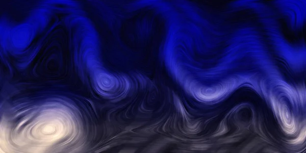 Lüks konseptte sıvı sıvı dokuya sahip koyu mavi ve altın renkli soyut resim arkaplanı