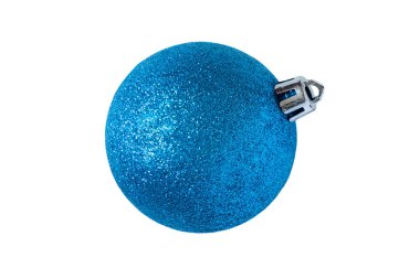 Beyaz arka planda, izole edilmiş bir Noel süsü. Noel ve Yeni Yıl. Noel ağacı için süslemeler.