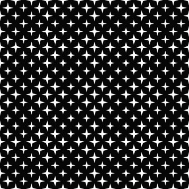 Dikişsiz geometrik yıldız deseni arka plan - soyut vektör grafik