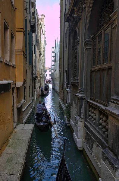 Венеція Італія Вересня 2018 Вертикальний Широкий Кут Огляду Міста Венеція — стокове фото