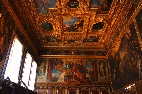Venedik Talya Eylül 2018 Unesco Doge Palace Palazzo Ducale Tarafından — Stok fotoğraf