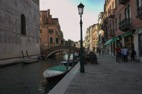 Венеція Італія Вересня 2018 Один Багатьох Аркових Мостів Пов Язаних — стокове фото