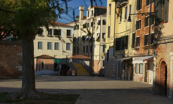 Венеція Італія Вересня 2018 Головна Площа Квартири Венеційському Єврейському Гетто — стокове фото
