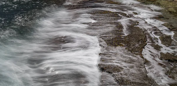 Krásný Výhled Řeku Lese — Stock fotografie