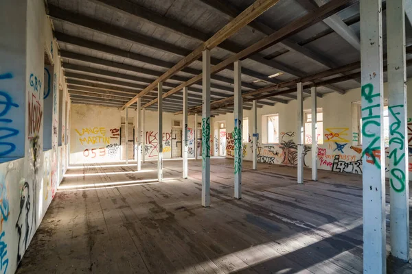 Interior Del Edificio Abandonado Isla Caribeña — Foto de Stock
