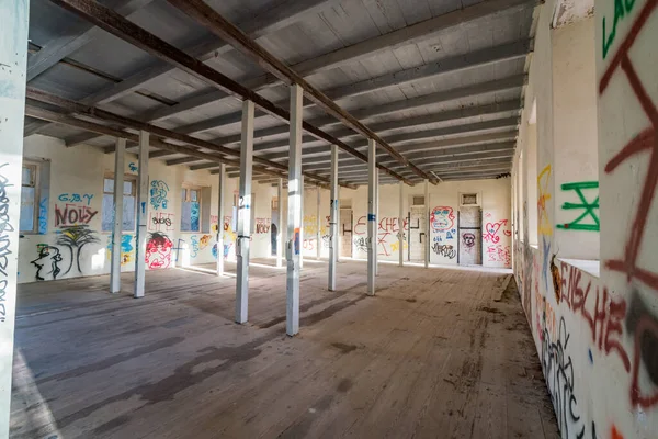Wnętrze Opuszczonego Budynku Karaibach — Zdjęcie stockowe