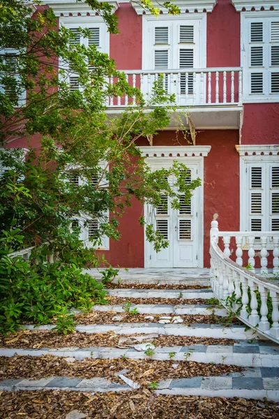 Schilderachtige Foto Van Huis Caribisch Eiland — Stockfoto