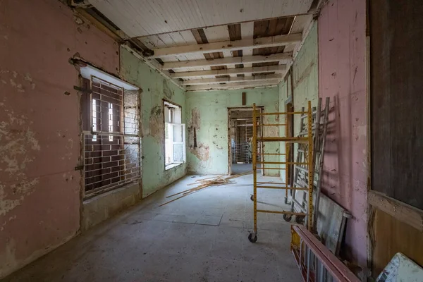 Interior Abandoned Building Caribbean Island — Fotografia de Stock