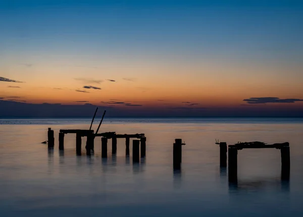 Beautiful Sunset Sea — Stock Photo, Image