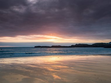 Arka plan için güzel deniz kıyısı manzarası.