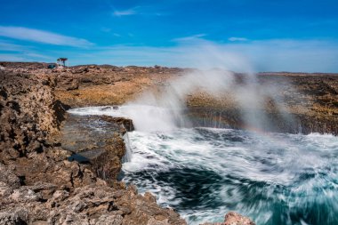 Arka plan için güzel deniz kıyısı manzarası.