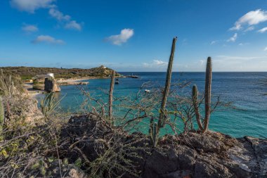 Arka plan için güzel deniz kıyısı manzarası.