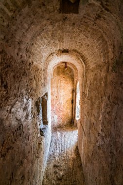 Ortaçağ iç kalesi manzarası