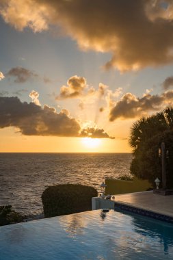 Karayip adası Curacao 'nun manzarası