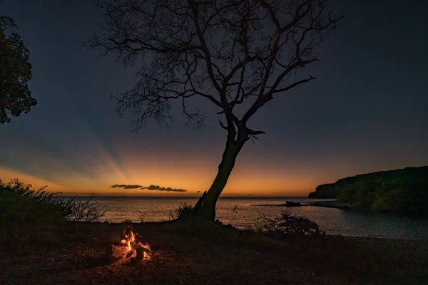 Utsikt Øya Curacao Karibia – stockfoto