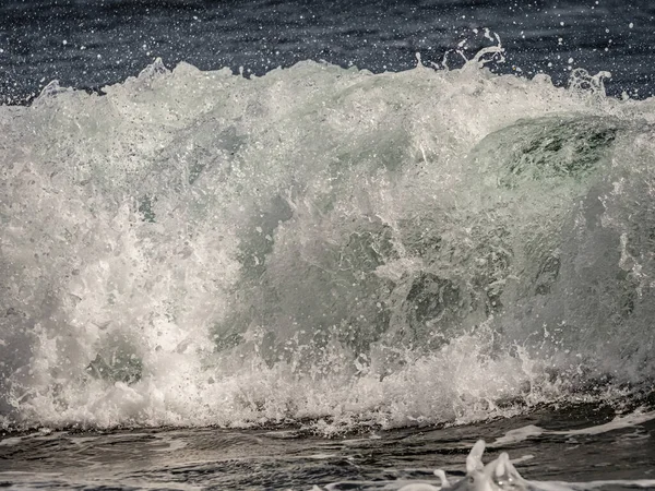 Olas Chocando Playa — Foto de Stock