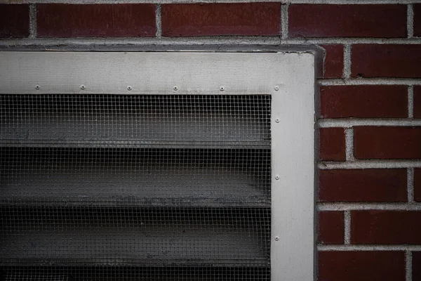 Air Condition Vent Brick Building — 图库照片