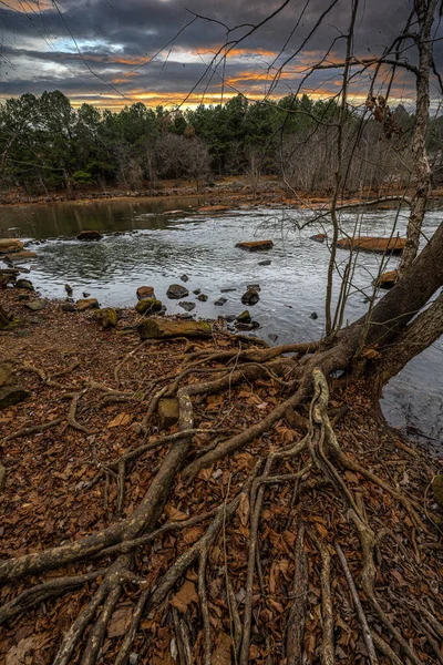 Lungo Rive Del Fiume Neuse Raleigh — Foto Stock