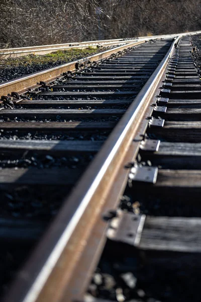 Old Railroad Tracks Ουάσιγκτον Μέλος — Φωτογραφία Αρχείου