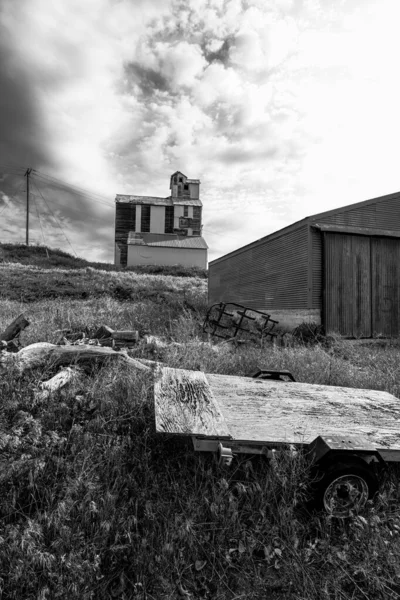 旧穀物貯蔵 建造物 — ストック写真