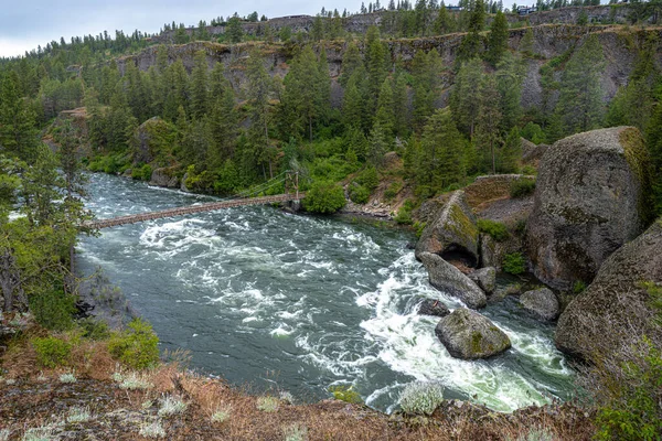 Spokane River Státě Washington — Stock fotografie