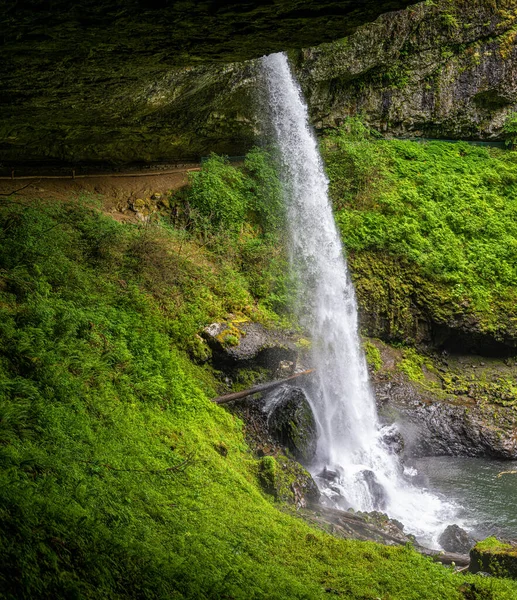 North Falls Silver Falls State Park Oregon — Stockfoto