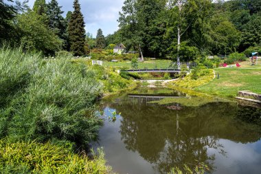 Panoramic View of the Botanical Garden Bielefeld, Germany