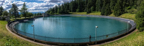 City Portland Reservoir Tabor Park Oregon — 스톡 사진