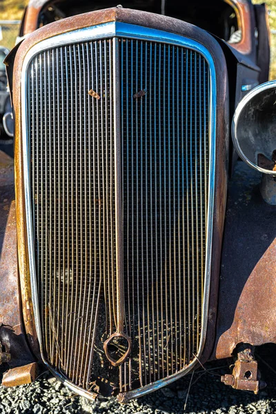 Portrait of an Old Vintage Car