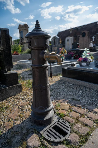 Church Marmoutier Cemetery Francia —  Fotos de Stock