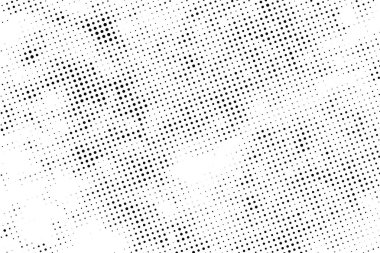 Vector Abstract overlay. Grunge halftone black dost texture background. clipart
