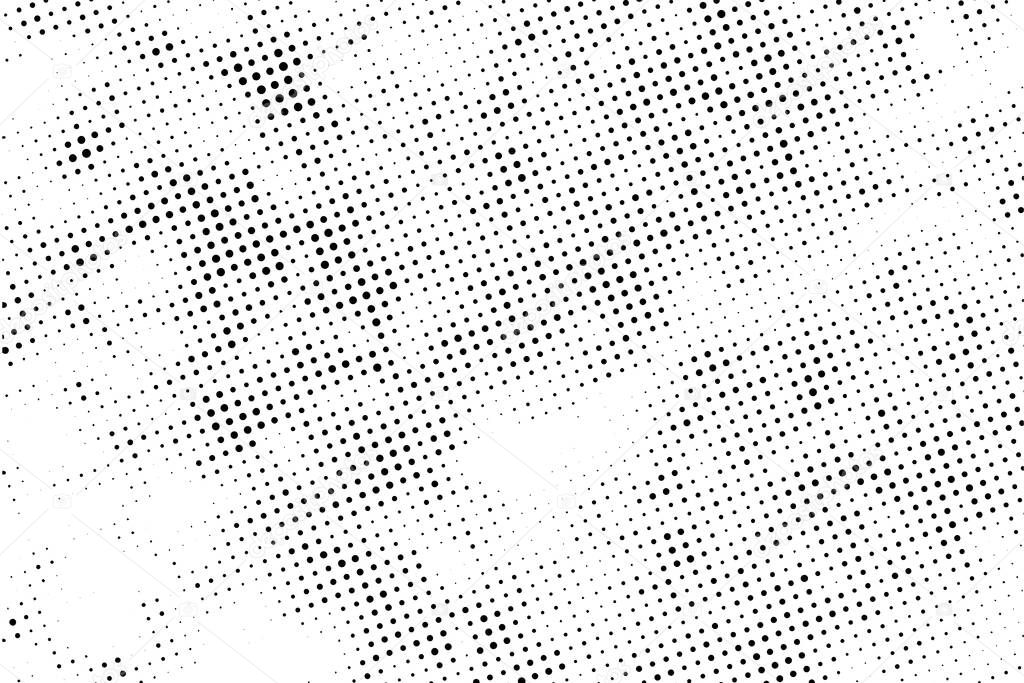 Vector Abstract overlay. Grunge halftone black dost texture background.