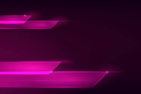 Vector Abstract Futuristic Purple Light Technology Concept Background — Stock vektor
