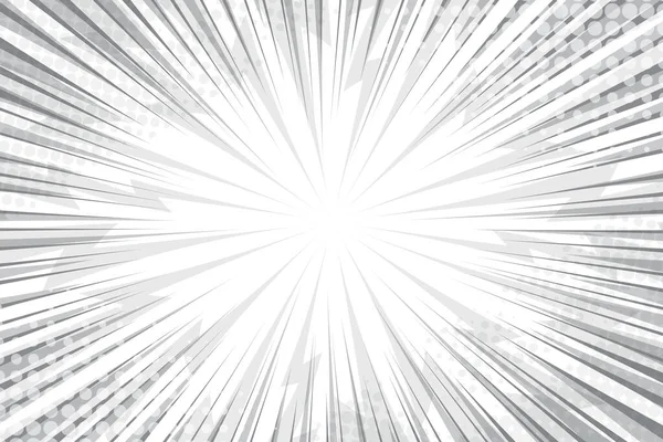 Vector Radial Speed Lines Effect Comic Background — 스톡 벡터