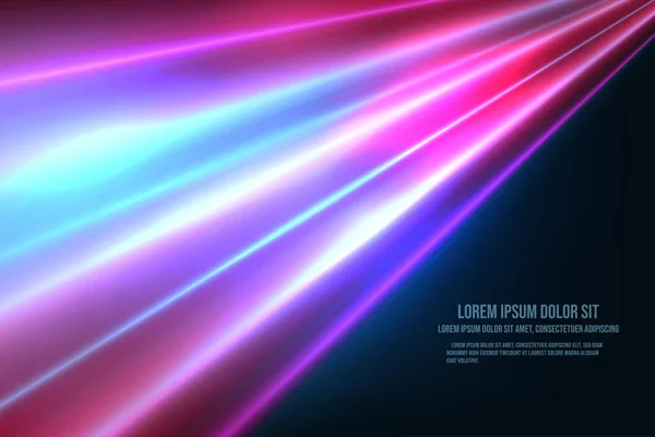 Vector Technology Tech Background Concept Speed Movement Motion Flart Light — Vettoriale Stock