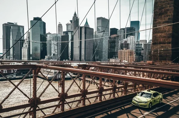 Brooklyn Bridge New York City Brooklyn New York Usa — стоковое фото