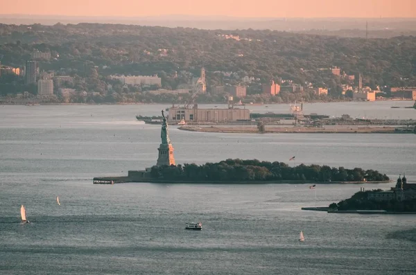 Вид Нью Йорк Манхэттен Нью Йорк Сша — стоковое фото