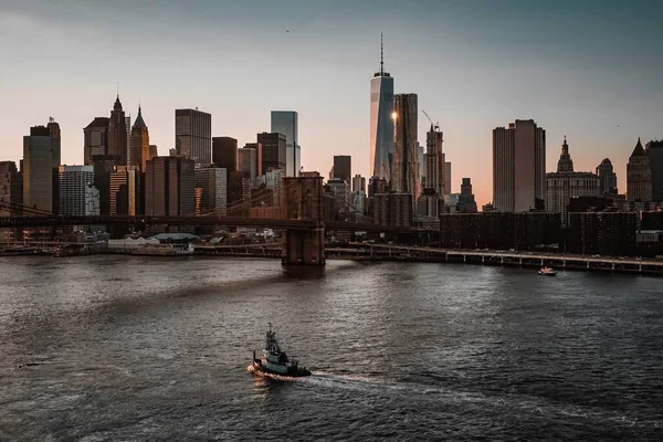 Vista Panorâmica Nova Iorque Manhattan Nova Iorque Eua — Fotografia de Stock