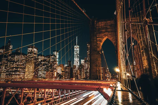 Ponte Brooklyn Nova Iorque Brooklyn Nova Iorque Eua — Fotografia de Stock
