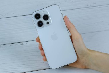 iPhone 14 Pro. Manhattan, New York, ABD 4 Ekim 2022.