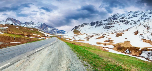 Panoráma a le lautaret pass — Stock Fotó