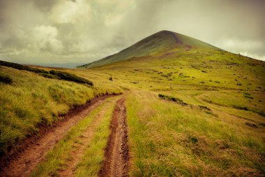 dağlar Vintage görüntüsü