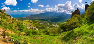Kırım'ın yaz peyzaj