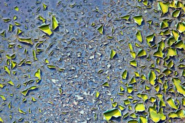 mavi boya duvardan çatlama