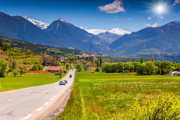 yollar Fransız Alps.
